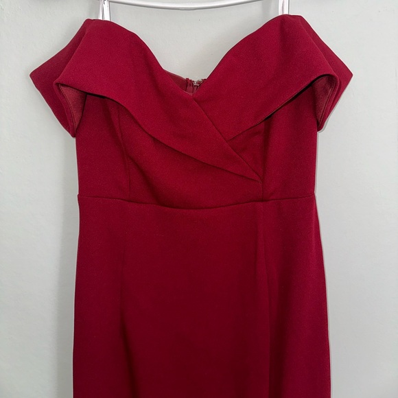 Song of Love Red Off-the-Shoulder Maxi Dress Lulus S - Picture 2 of 10